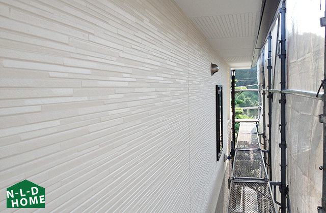糸島市Ｔ様邸　外壁KMEWのサイディングの写真