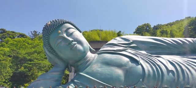 「南蔵院」の釈迦涅槃像