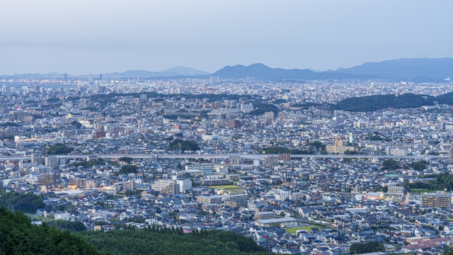 米ノ山展望台からの眺め